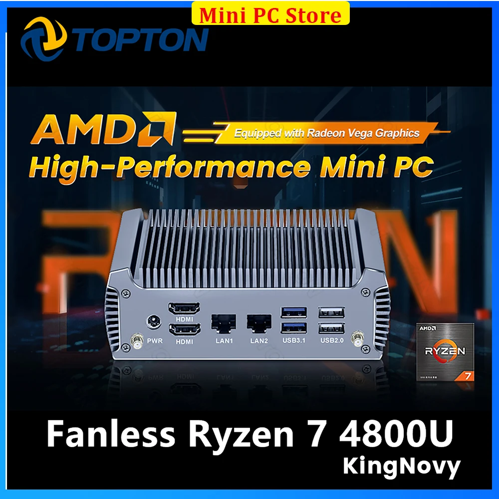 Hammer Initiativ Tap Amd Ryzen 7 4700u Mini Pc | Gaming Pc Desktop Ryzen 7 | Mini Pc Ryzen 7  Fanless - 7 - Aliexpress