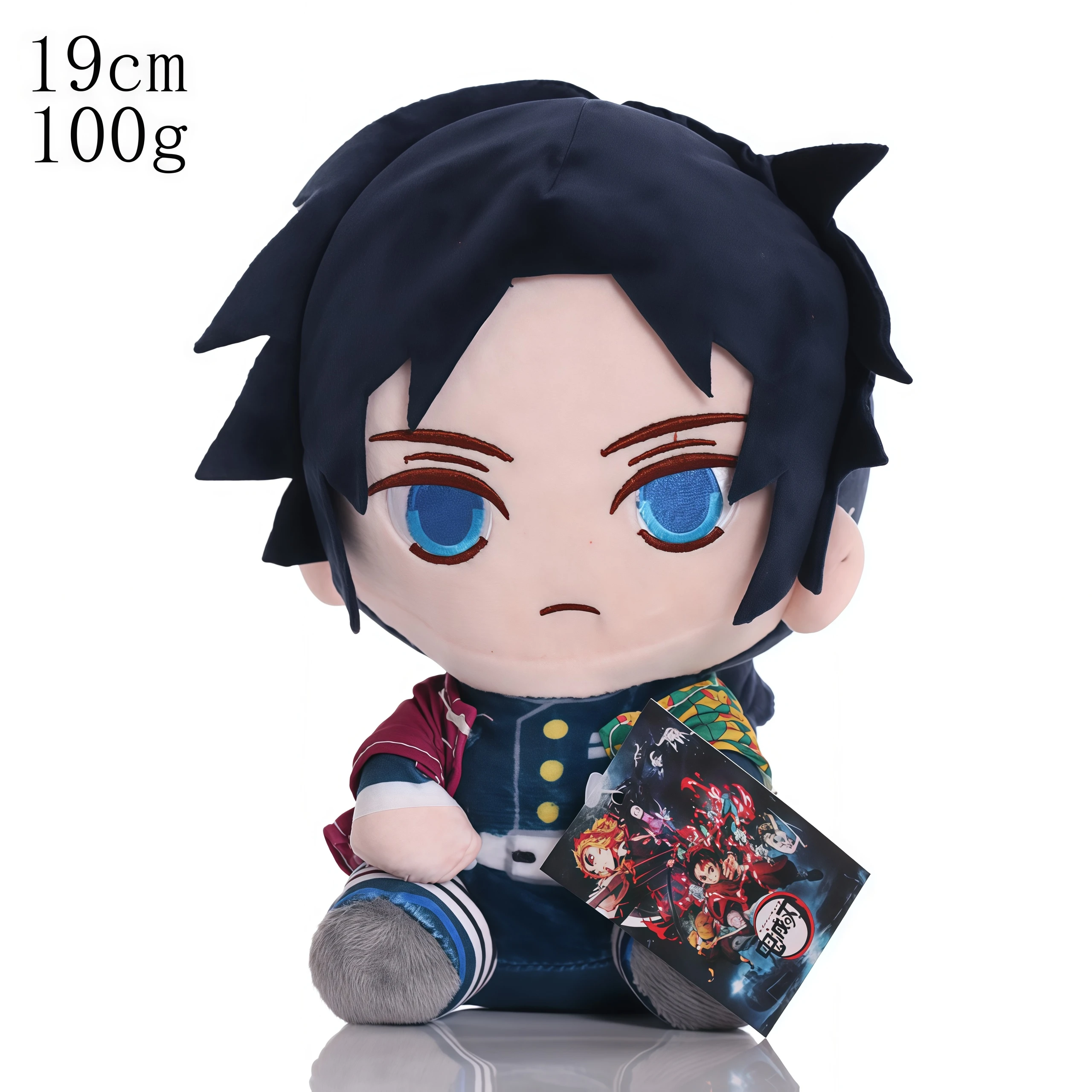 Neue 20 cm Dämon Slayer Cartoon Plüsch Spielzeug Ghost Slayer Kamado Tanjirou Kamado Nezuko Kochou Figur Gefüllte Puppe kinder geschenke – Detail 12