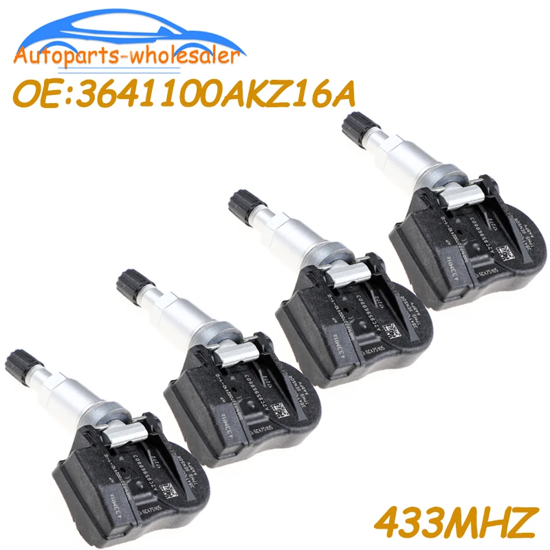 Car Accessories 433MHz TPMS Tire Pressure Sensor Monitor 3641100AKZ16A For