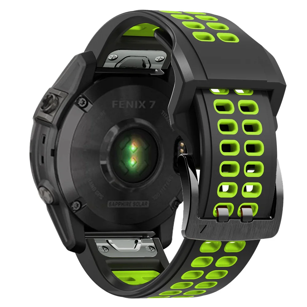 Premium Silicone Watch Band with Quick Release Mechanism - Versatile Strap for Sports and Everyday Use