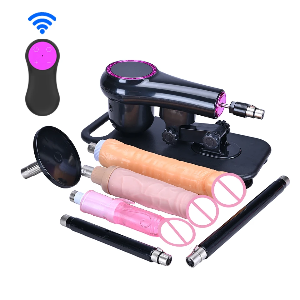 3XLR Sex Machine With Dildo Attachment Wireless Automatic Masturbation Machine For Women and Men Telescopic Sex Toys
