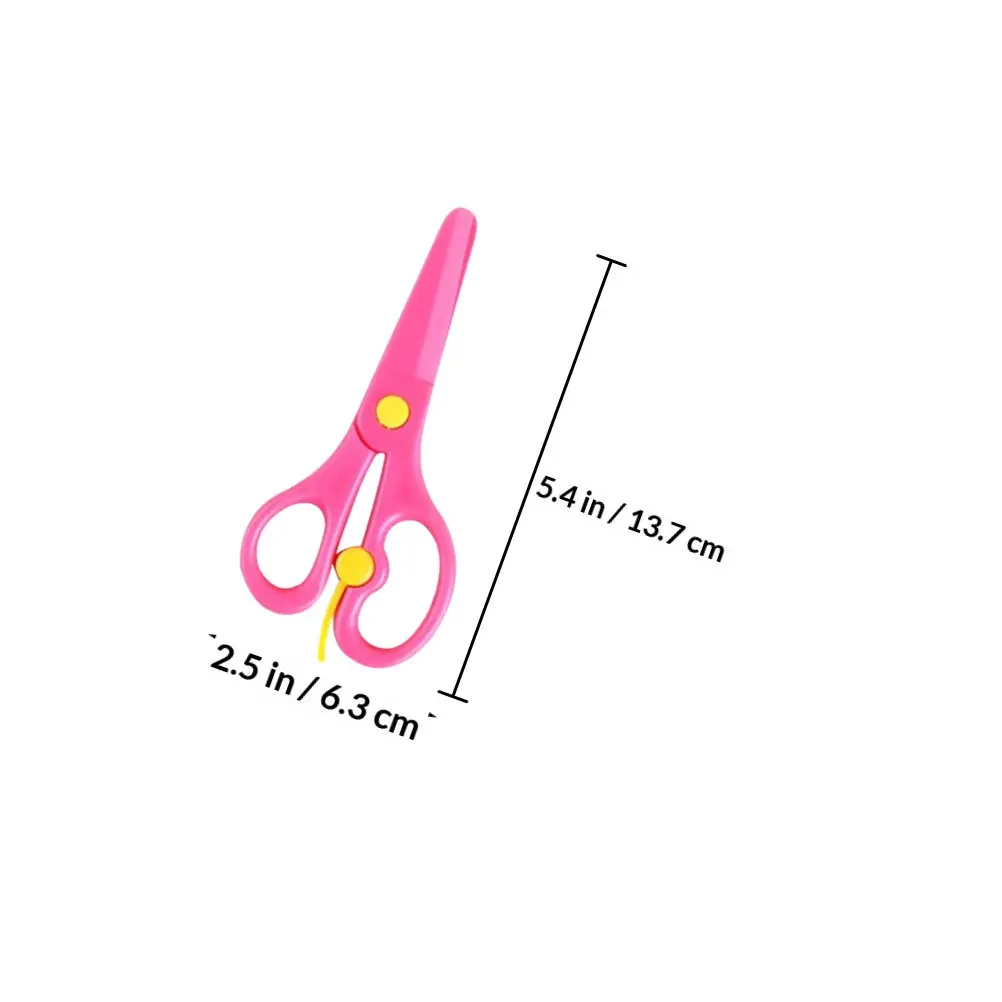 플라스틱 가위 유치원용 가위 공예용 가위 공예 DIY 가위 안전 가위