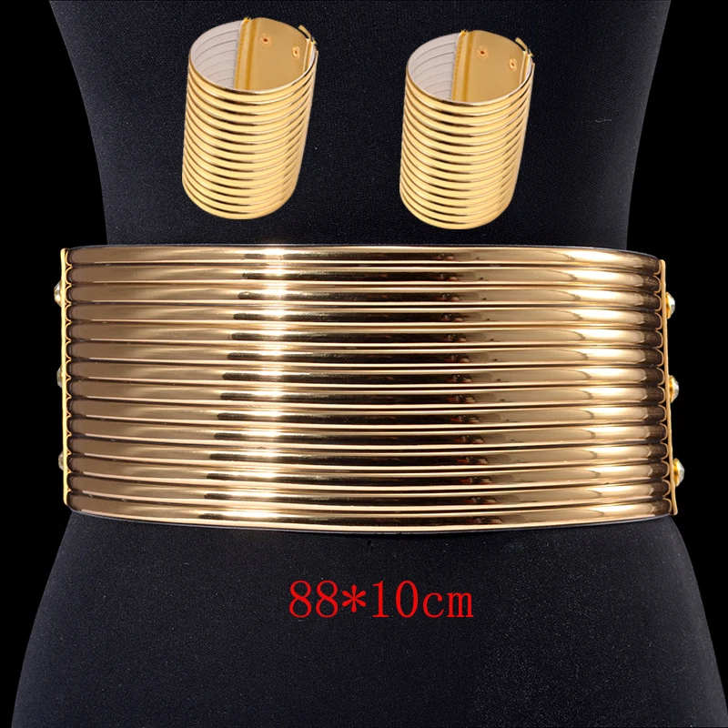 chain belt gold set