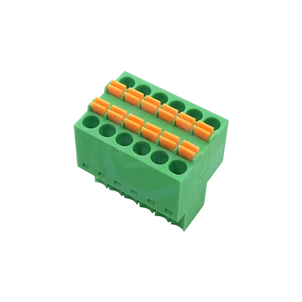 (5 Stück) KF 2EDGKEH 3,5mm Doppelte Rückzug-Platine-Anschlussklemme 15EDGKEH 3,5 Steckverbinder Phoenix Anschlussblock 2-12-polig