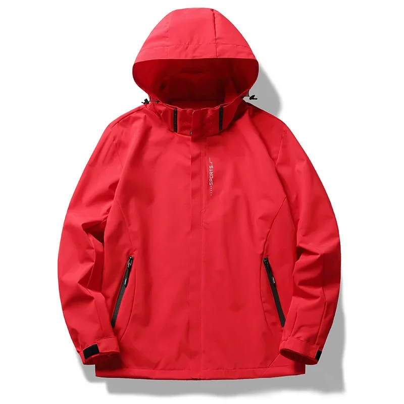 Outdoor Thin Hooded Waterproof Jacket 4