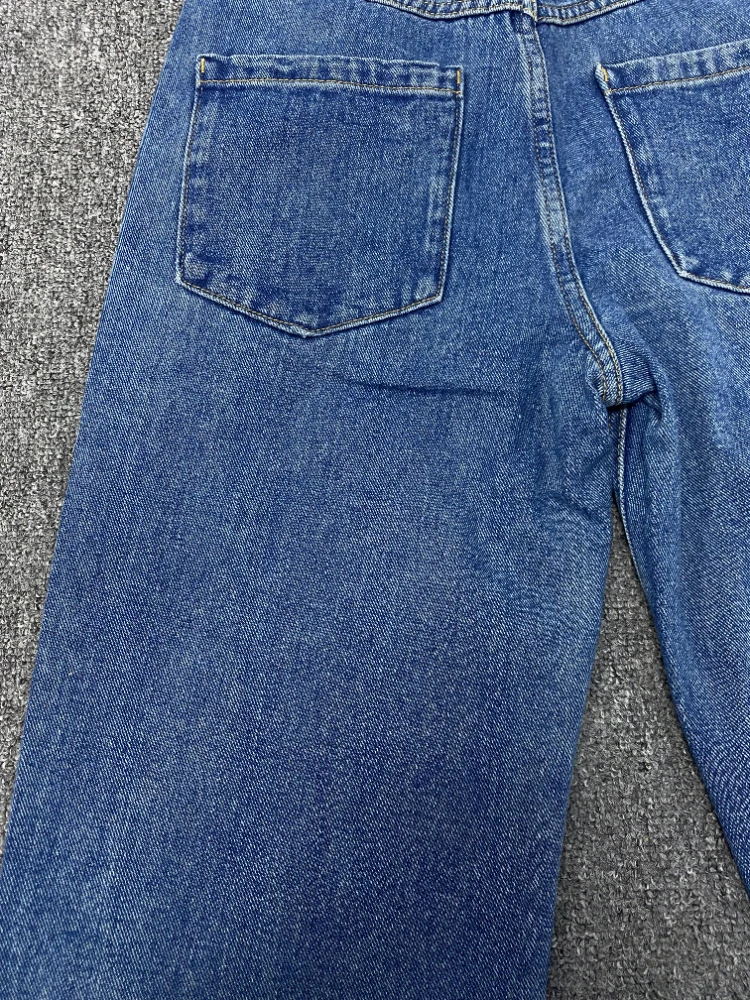 2025 High Street Casual Straight Denim Pant Trousers for Women Sexy Vintage Blue Jean Pants Women Bottoms High Quality Trousers - Image 3
