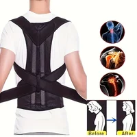 Back Posture Corrector Anti-camel Correction Belt Sitting Posture Correction Belt Back Orthopedic Adjustable Correction Belt New 1