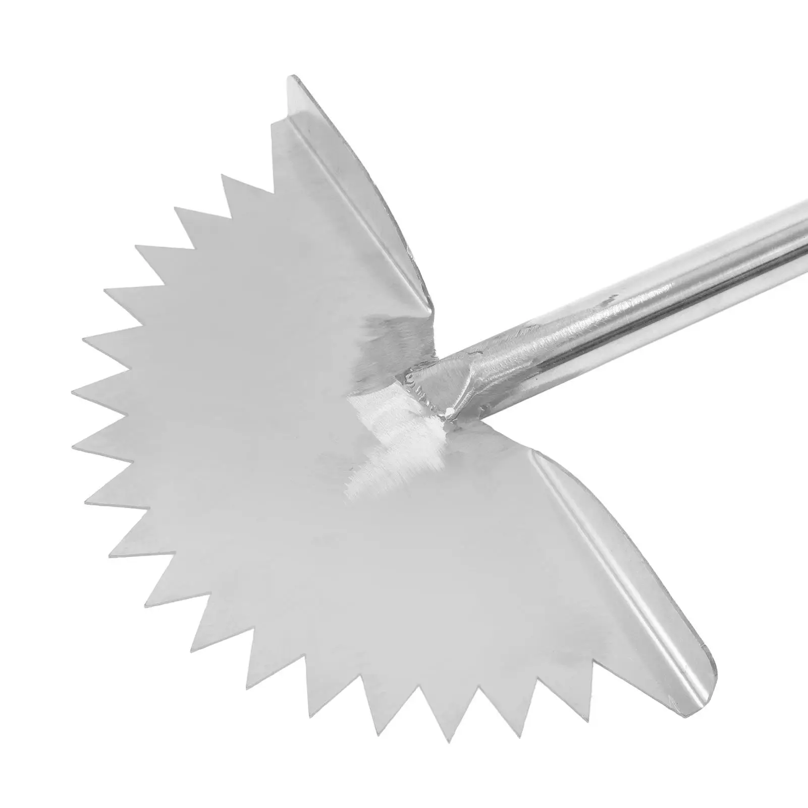Manual Lawn Edger with Saw Tooth Blade-Half Moon Tool & T Handle for Precise Sidewalk Edge for cleaning
