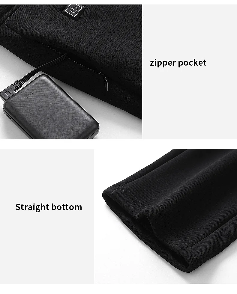 Heated Underwear Suit Winter Outdoor Thermal Heated Jacket Men Ski Suit USB Electric Heating Clothing Fleece Thermal Long Johns