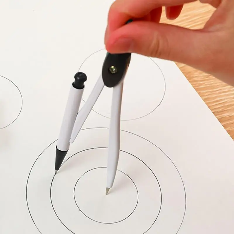 Simple Pratical Pfofessional Compass Set Math Geometry Circle Drawing Tools Office School Supplies Student Stationery Gifts drawing compass