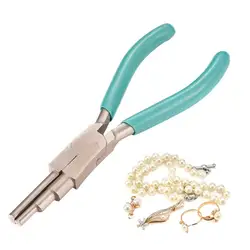 Jewelry Pliers Wire Plier Loopers 3 Steps Heavy Duty Polished Steel Head Comfort Grip Handle Precision Wire Bending Tool For