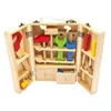 Montessori Baby Educational Toys Kids Wooden Multifunctional Tools Kit Set Box Toy Nut Wrench Boys for Children Games Gifts 1