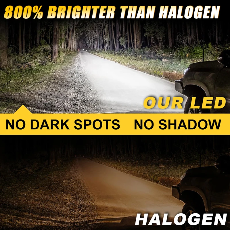 2PCS H7 Turbo For Car LED Headlight Bulbs Canbus No Error 1000W Auto lights 6000K Mini Super Bright Headlamps Plug&Play 12V 24V
