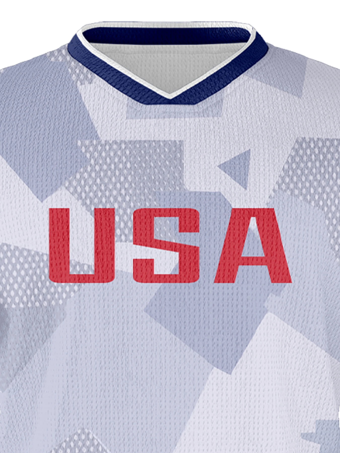 USA Customized Soccer Jersey Kit America Football Shirt Custom Name Number Kids Youth Training Outfit Children's Gift