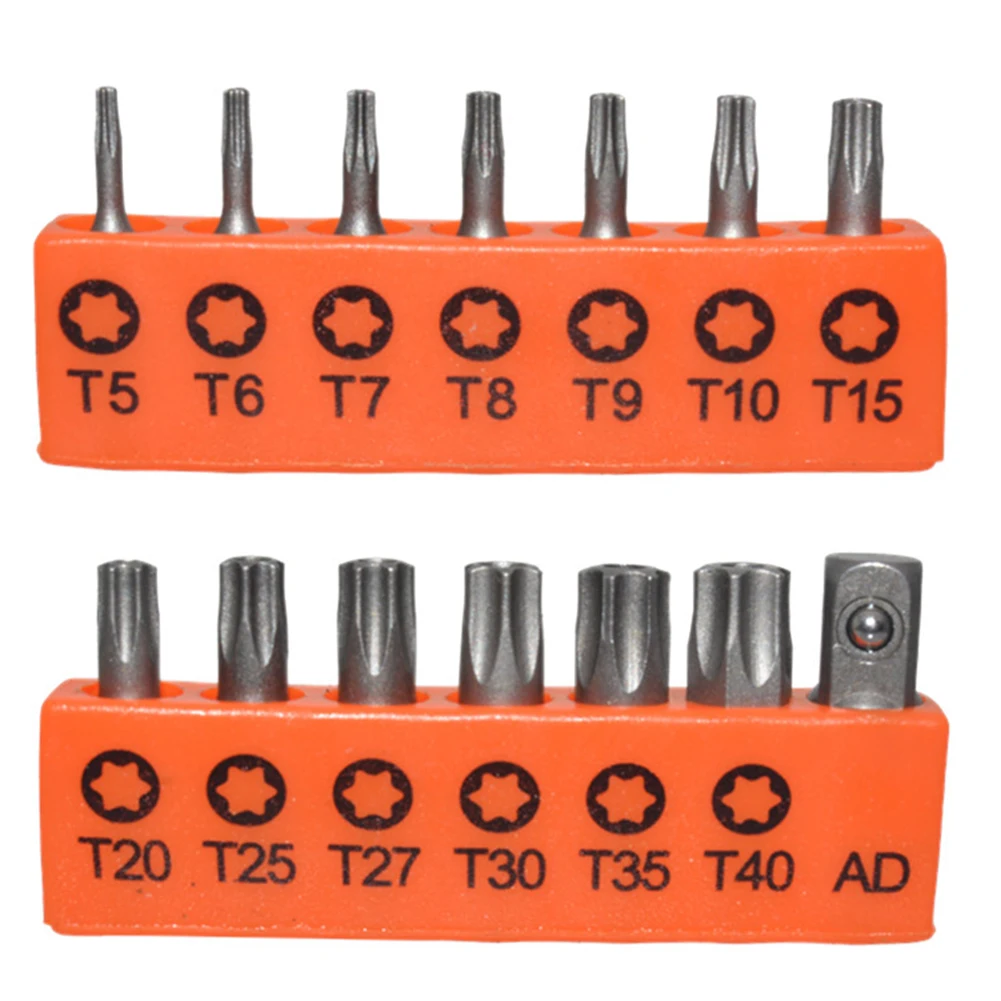 14pcs Torx 帱 Ʈ T5-T40 Torx Ʈ Ʈ S2 ձ ö  л ڵ Ʈ  