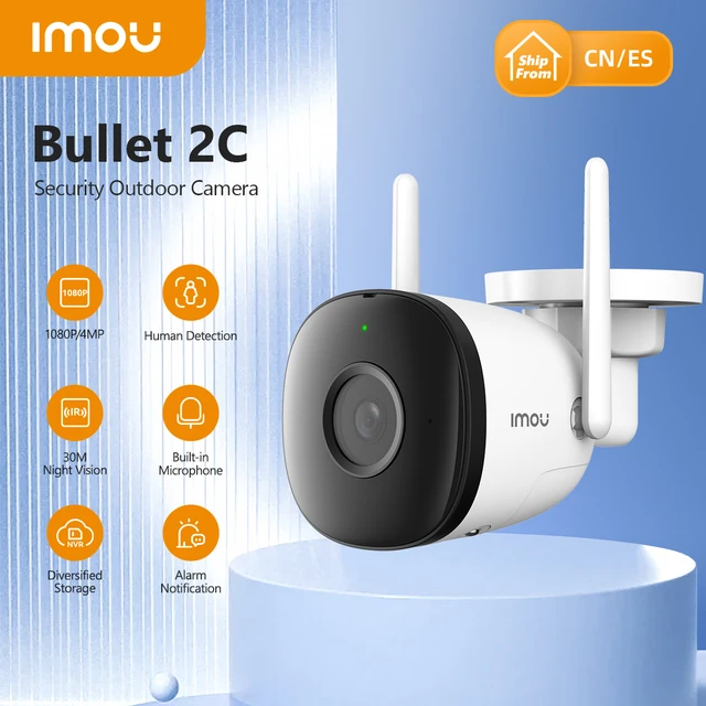 Caméra de surveillance extérieure IMOU Bullet 2C 4MP IP Wifi hd