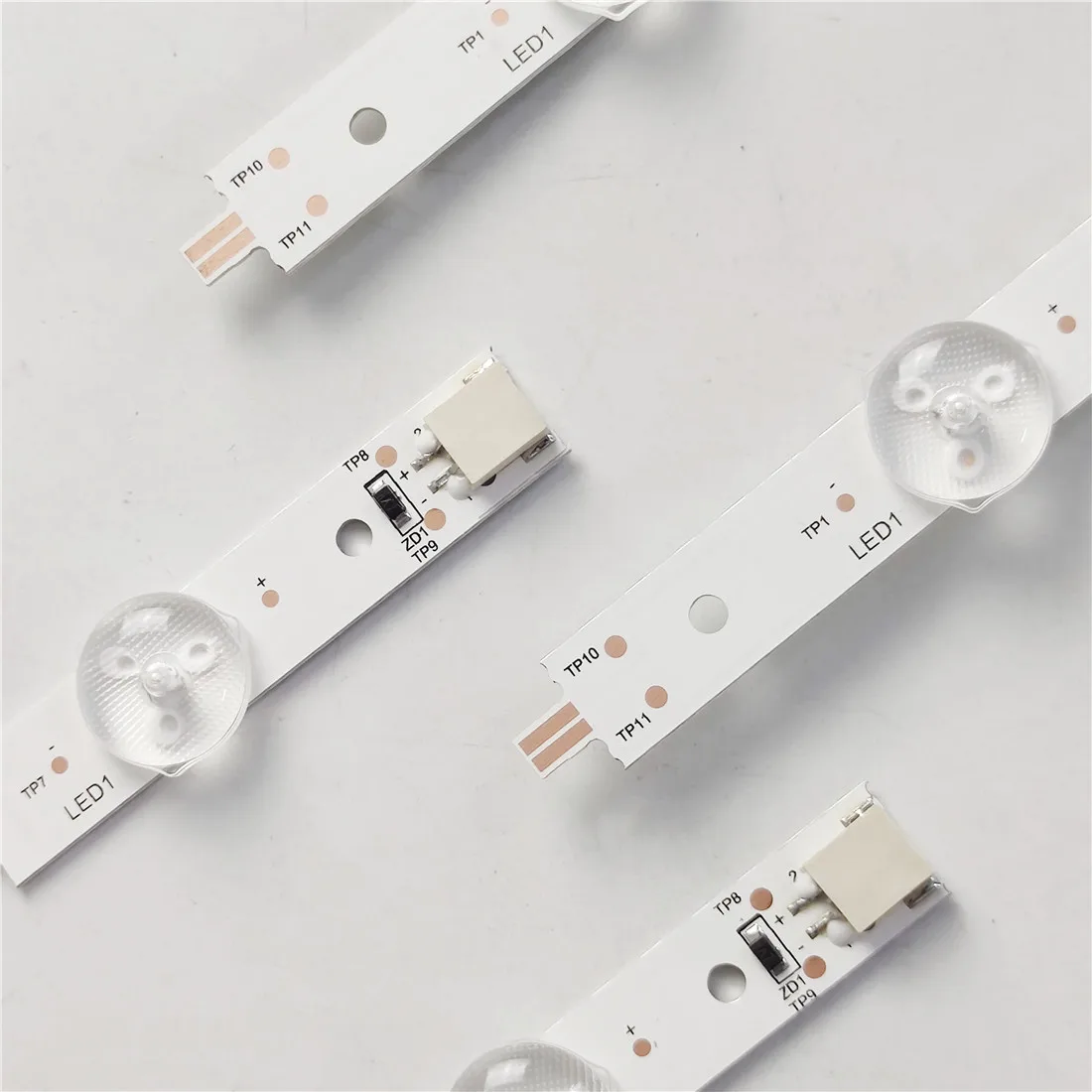 Faixa de Luz de Fundo Led para tv Sharp Ppmp V7.1 E227809 55g20x Série p P55-c1 Lc550dqf fh a1 14 Lâmpadas - Imagem 5