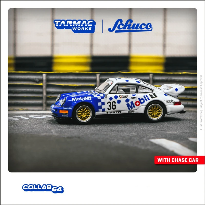 

TW In Stock 1:64 964 RSR 3.8 24h Of SPA 1993 Diecast Diorama Car Model Collection Miniature Carros Tarmac Works