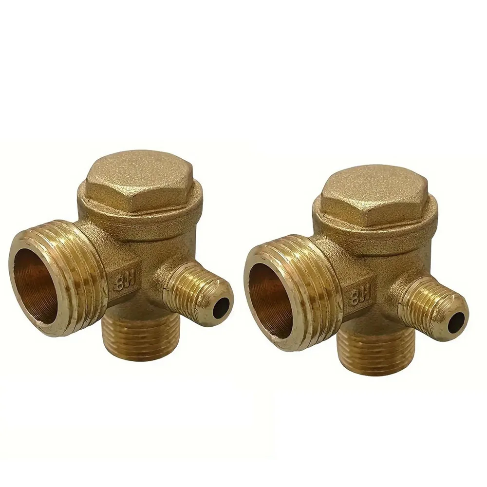 Valve Air Compressor-3 Port Brass Air Compressor Male Threaded Check - View #6
