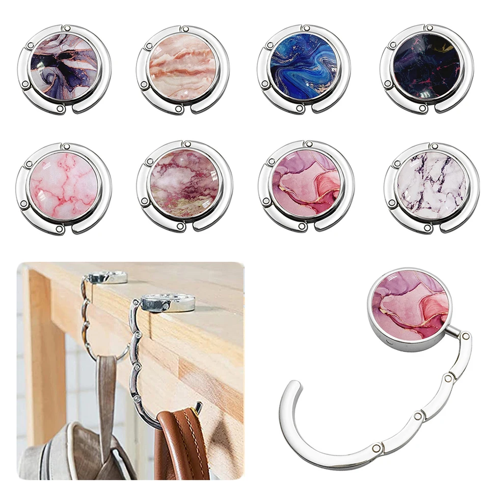 Rangement Sac à Main Crochet De Sac à Ain Accroche Sac Pliable En étal Porte-sac Pour Porte Sac à Main Table