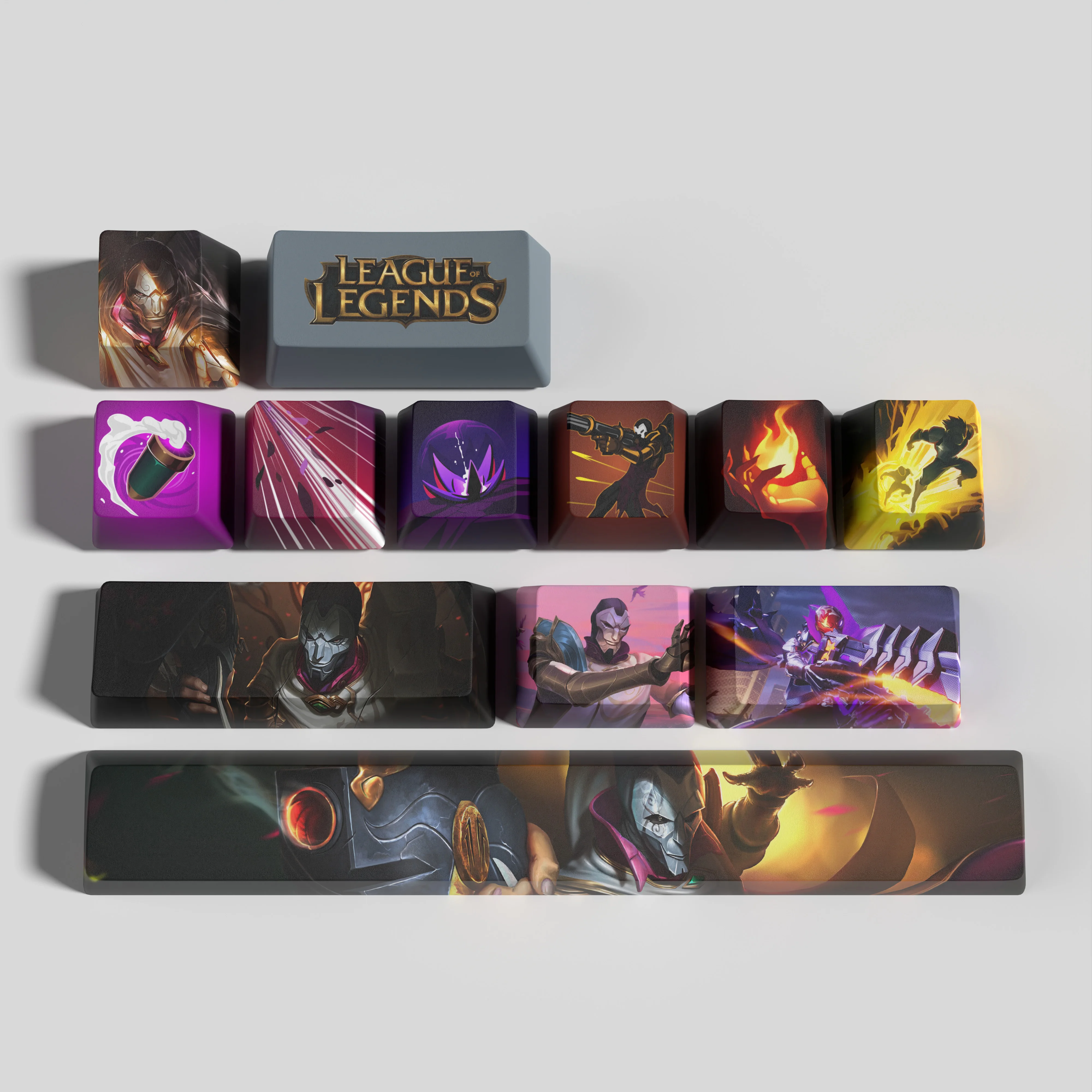 Jhin keycaps liga das lendas keycaps jogo