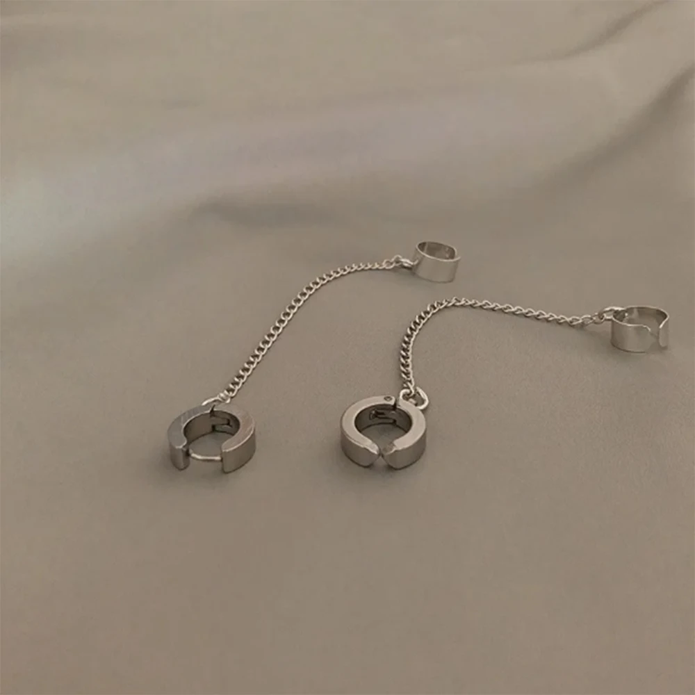 Fashionable Punk Stainless Steel WOMEN'S Chain Ear Clip 1 Pc