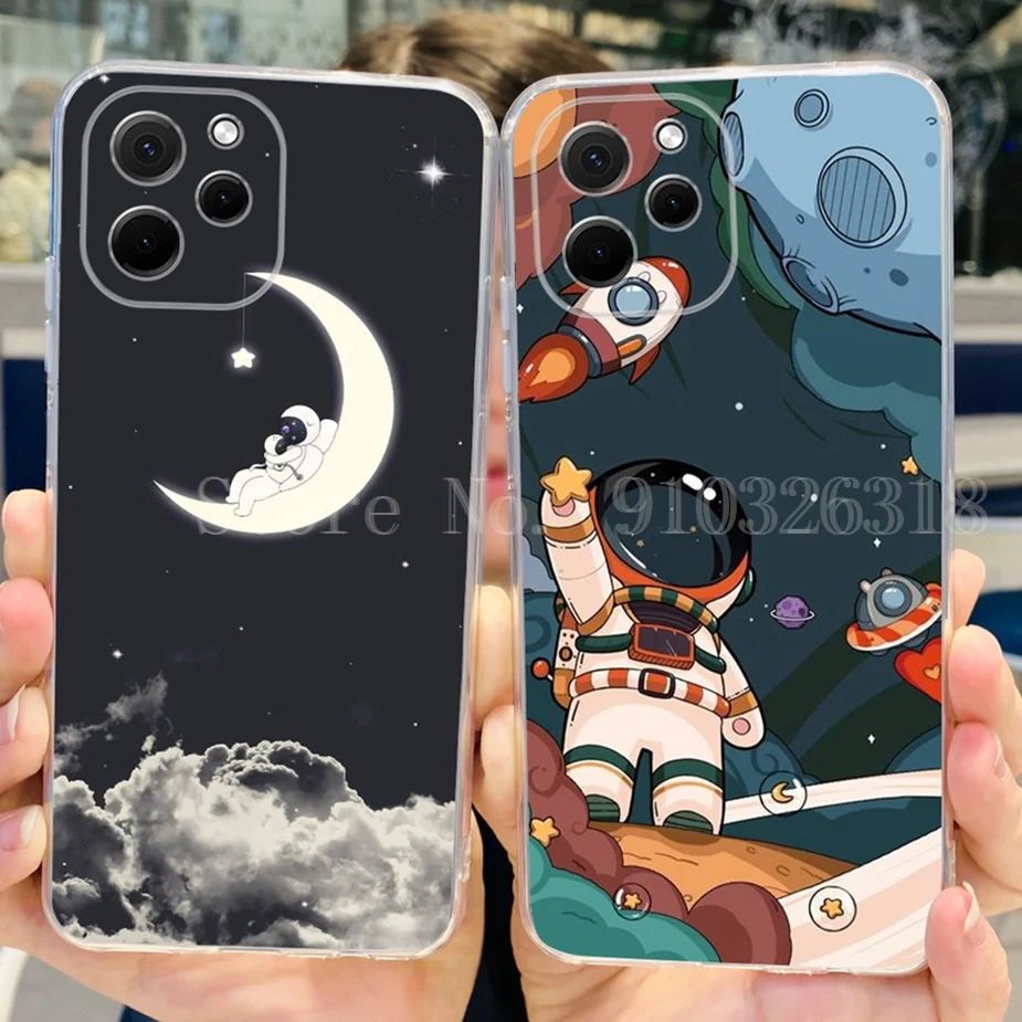 Stylish Painted Soft Silicone Phone Case - Vibrant Back Cover Design