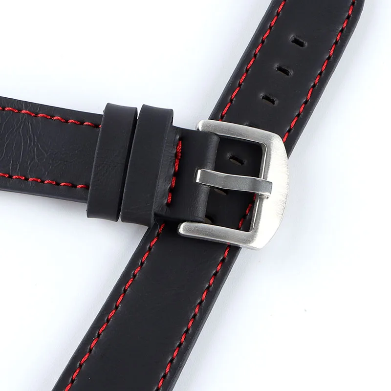 Elegant Vintage Leather Watch Strap - Waterproof Sport Bracelet, Multiple Sizes Available