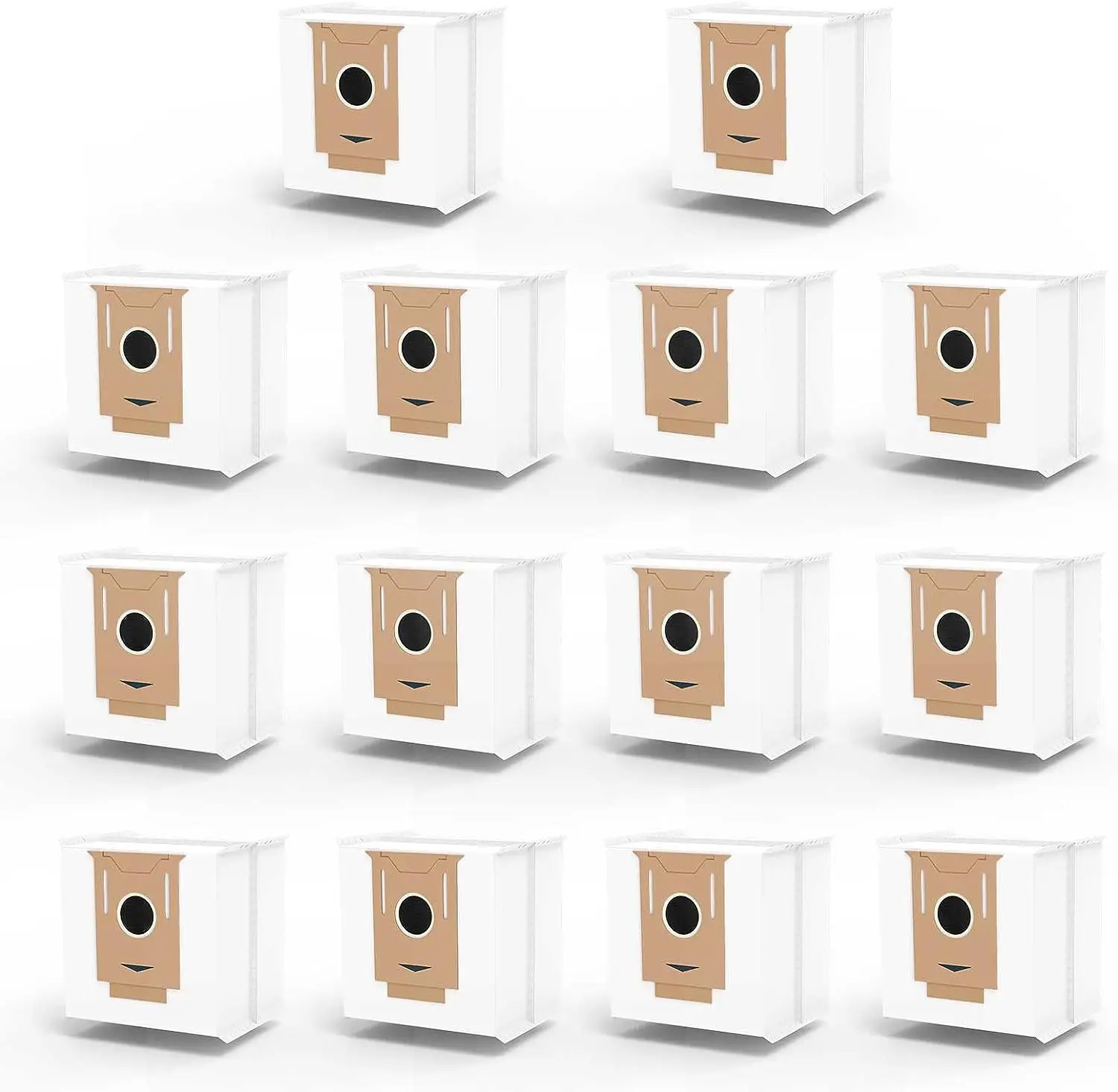 9 Sacchetti Polvere Per Aspirapolvere Robot ECOVACS T8, T8 AIVI, DX93, DDX96 - Ricambi Originali Qualità