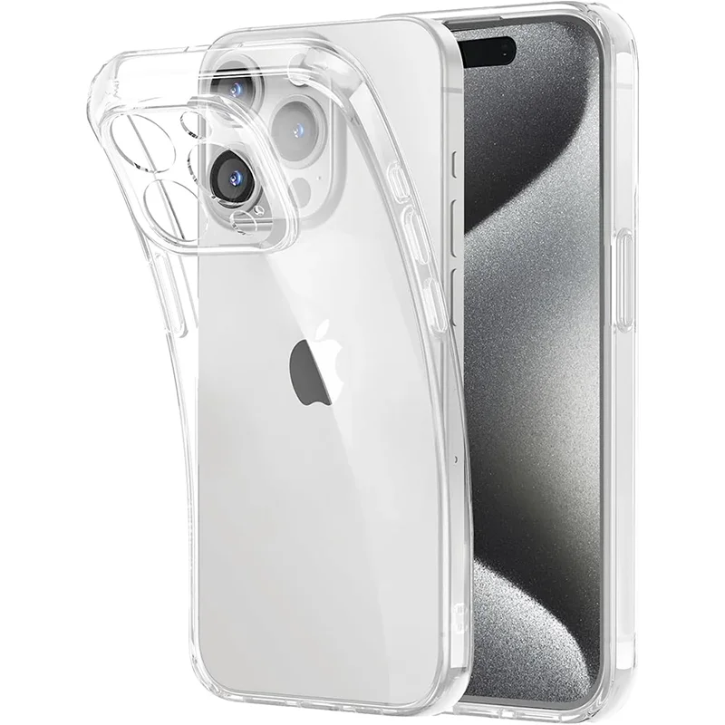 Ultra Thin Luxury Silicone Soft Clear Phone Case