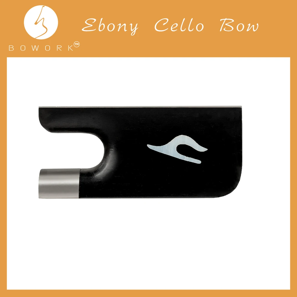 

BOWORK Bow Pattern Cupronickel Mounted Cello Bow Frog 4/4 Cello BowReplacement
