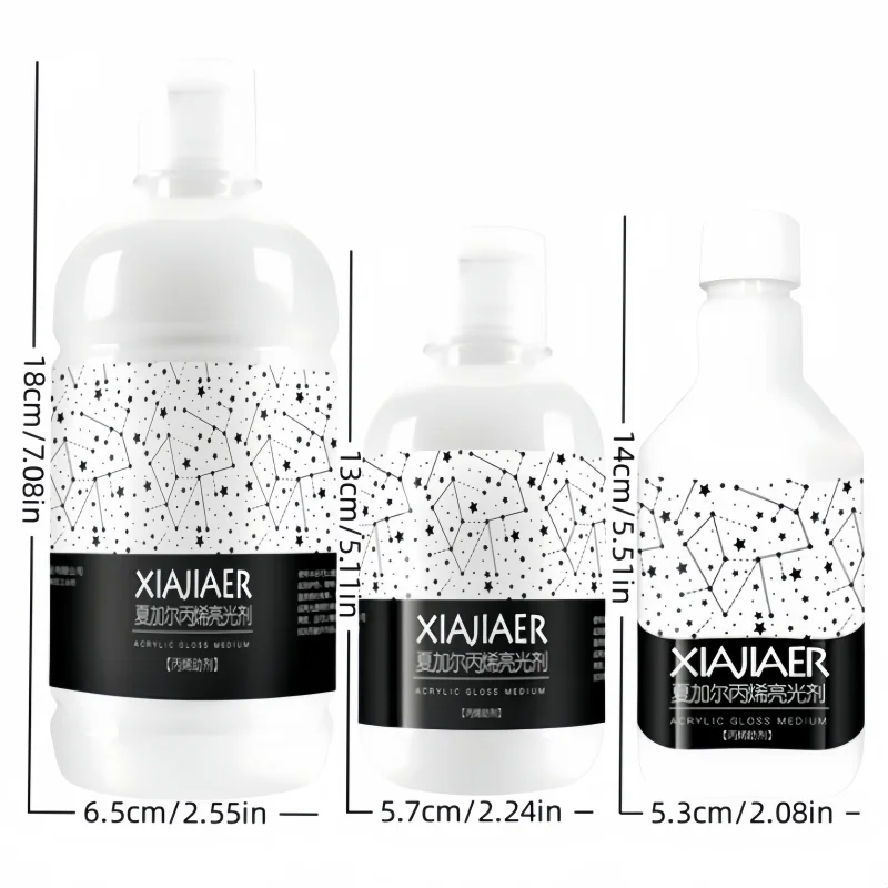 Acrylic pigment brightening agent Protective paint brightening agent Painting medium 250ML acrylic toner 2