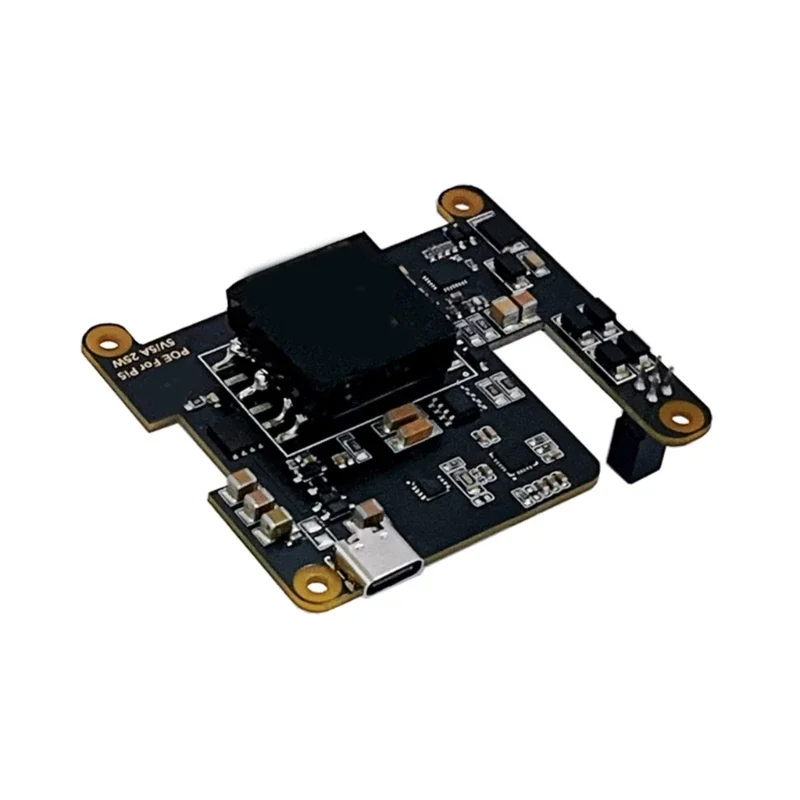 활성화된 802.3af PoE(Power Over Ethernet) 확장 보드가 있는 RPi 5 POE용