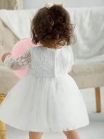 Baby Christening Stuff Dress Baby Dress Girls Party Birthday Wedding Princess White Dresses for Woman 2