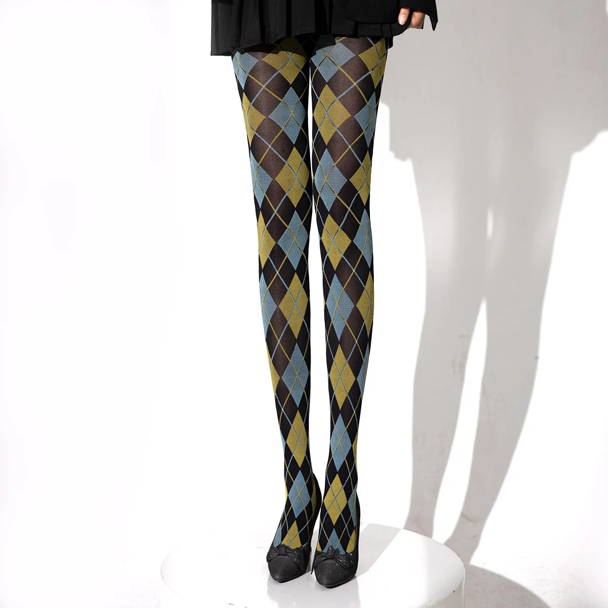 Plaid Strumpfhosen Strumpfhosen Frauen Retro JK Japanischen Stil Oberschenkel Hohe Strümpfe Dessous Sexy Strümpfe Lolita Mädchen Strumpfhosen Strumpfhosen # – Detail 13
