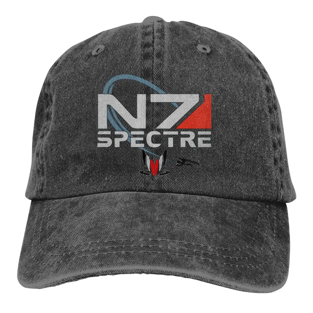 

Spectre Mass Effect Soldier Action Game Windproof Cap Sun Visor Hip Hop Caps Cowboy Hat Peaked Hats