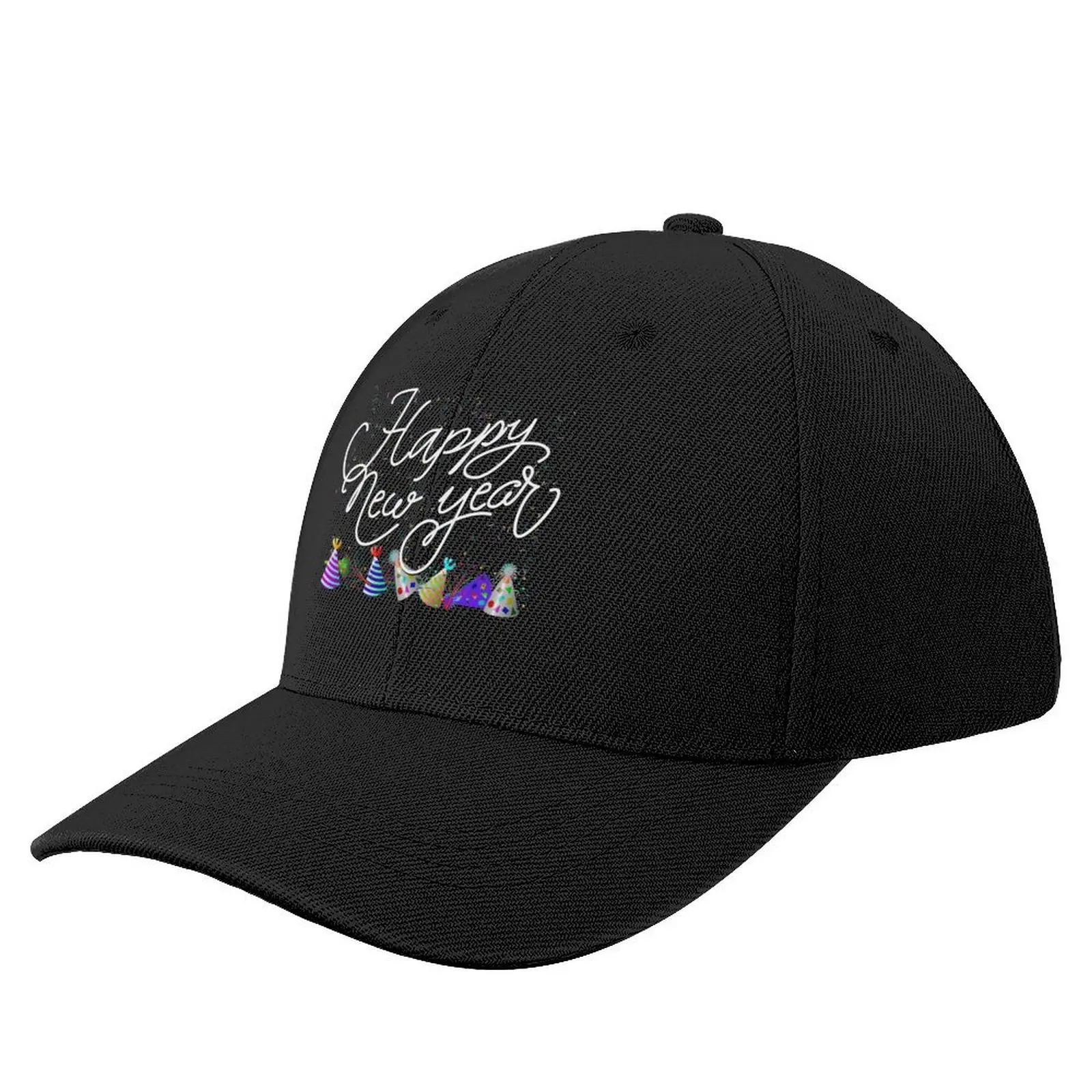 

Confetti Happy New Years Celebration Baseball Cap Sun Cap tea Hat For Girls Men's