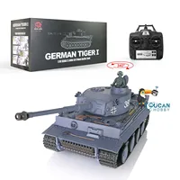 Heng Long 1/16 Scale 2.4Ghz 7.0 Plastic Ver German Tiger I RC Tank 3818 Model BB Shooting Army Model Toys for Boys TH17233-SMT7 2