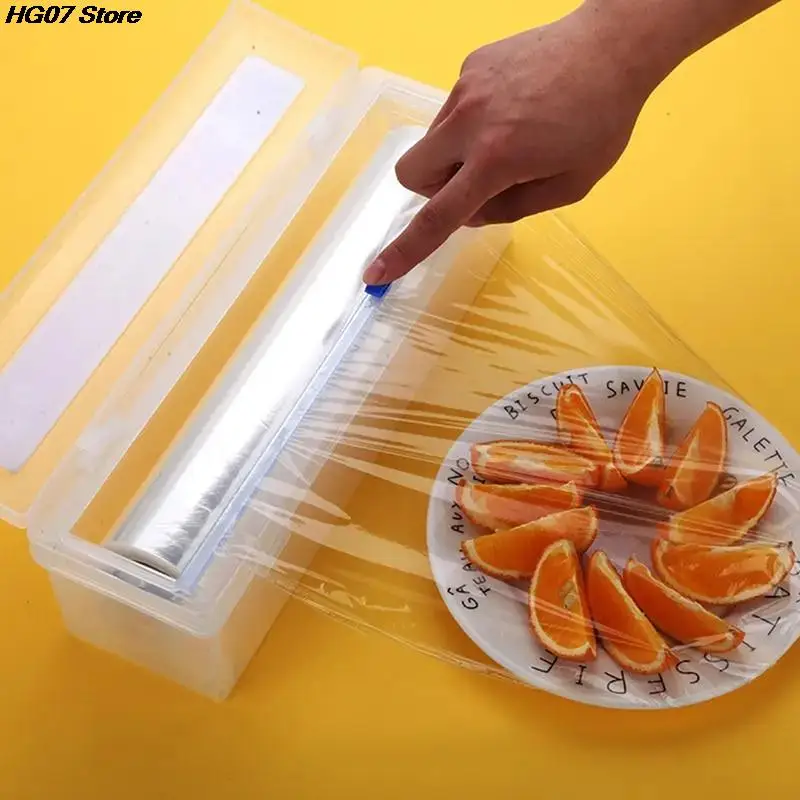 Plastic Wrap Cutter Cling Film Cutter Cling Wrap Dispenser Kitchen Wrap Dispenser Plastic Wrap Dispenser Food Film Dispenser 33cm Home Plastic Wrap Dispensers Foil Film Cutter Food Cling Film Cutter Stretch Tite Plastic Wrap Dispenser Cutting