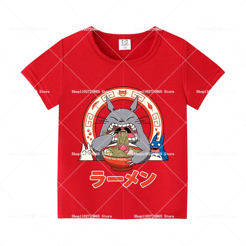 My Neighbor Totoro Cartoon Anime Graphic T-Shirt – Classic Movie Fashion Casual Summer Top