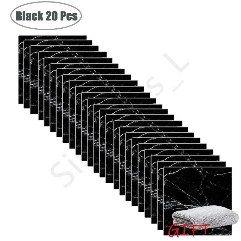 Black 20 Pcs