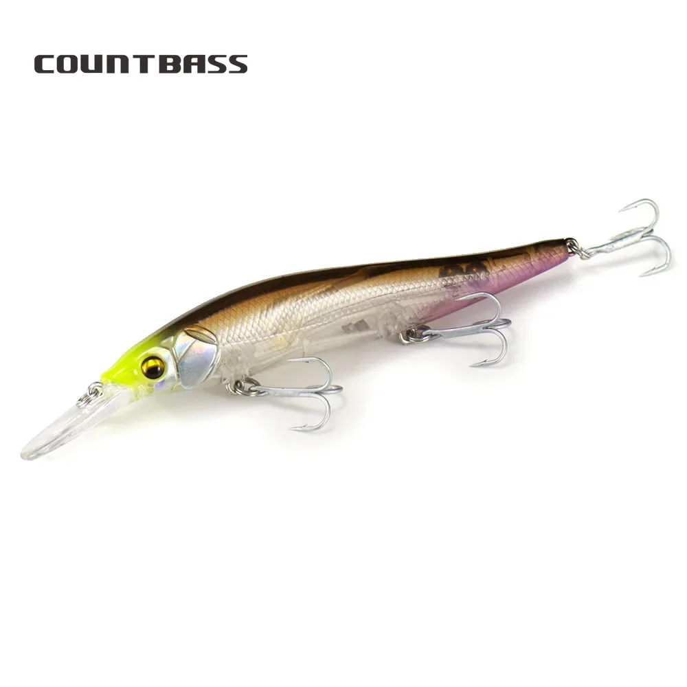 Countbass 112 mm 15,7 g schwimmende Ruckköder Minnow-Anglerköder zum Angeln Tauchtiefe 2,5–3 m Wobbler Hardbait Leurre