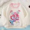 2024Girls' New Spring, Autumn and Winter Mermaid Little Girl Three-Dimensional Pattern Pullover Comfortable Bottoming Shirt 1