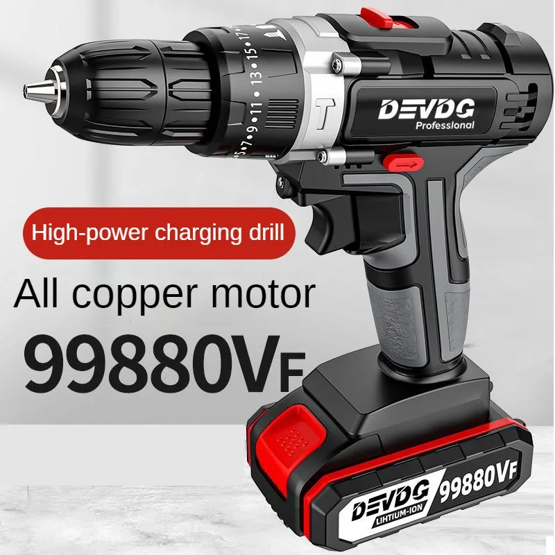 Cordless impact drill high-power hand electric drill lithium battery household dual speed multifunctional electric screwdriver hilti b36 9 0li ion 22v 5 2ah 316wh lithium battery fully working order used second hand