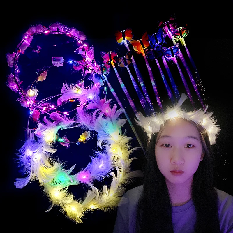 Tutu Skirts LED Dance Costume Neon LED Light Glow Princess Ballet Stage Dance Short Dress For Kids Fairy Miniskirt