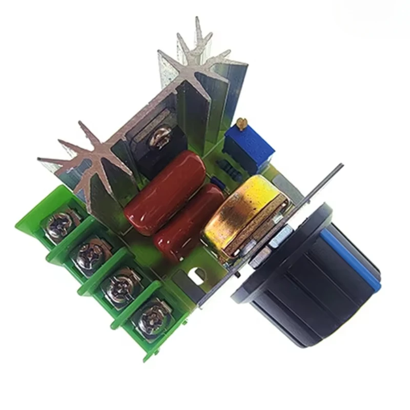1PCS 2000W Adjustable Motor Speed Controller Voltage Regulator AC Motor Speed Controller 50-220V 25A Dimming