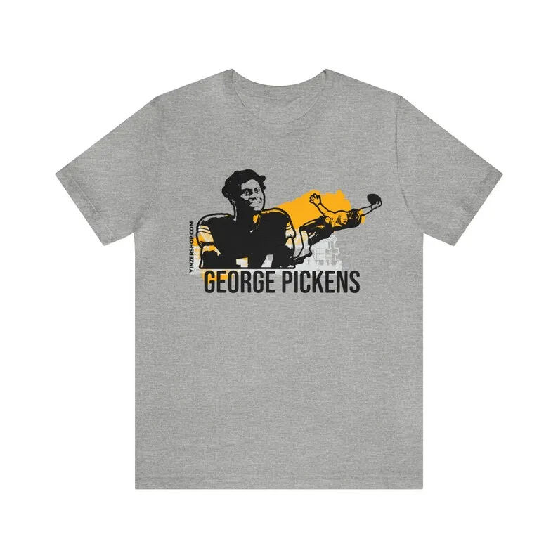 George Pickens Pittsburgh Headliner Series T-Shirt-T-Shirt Manica Corta