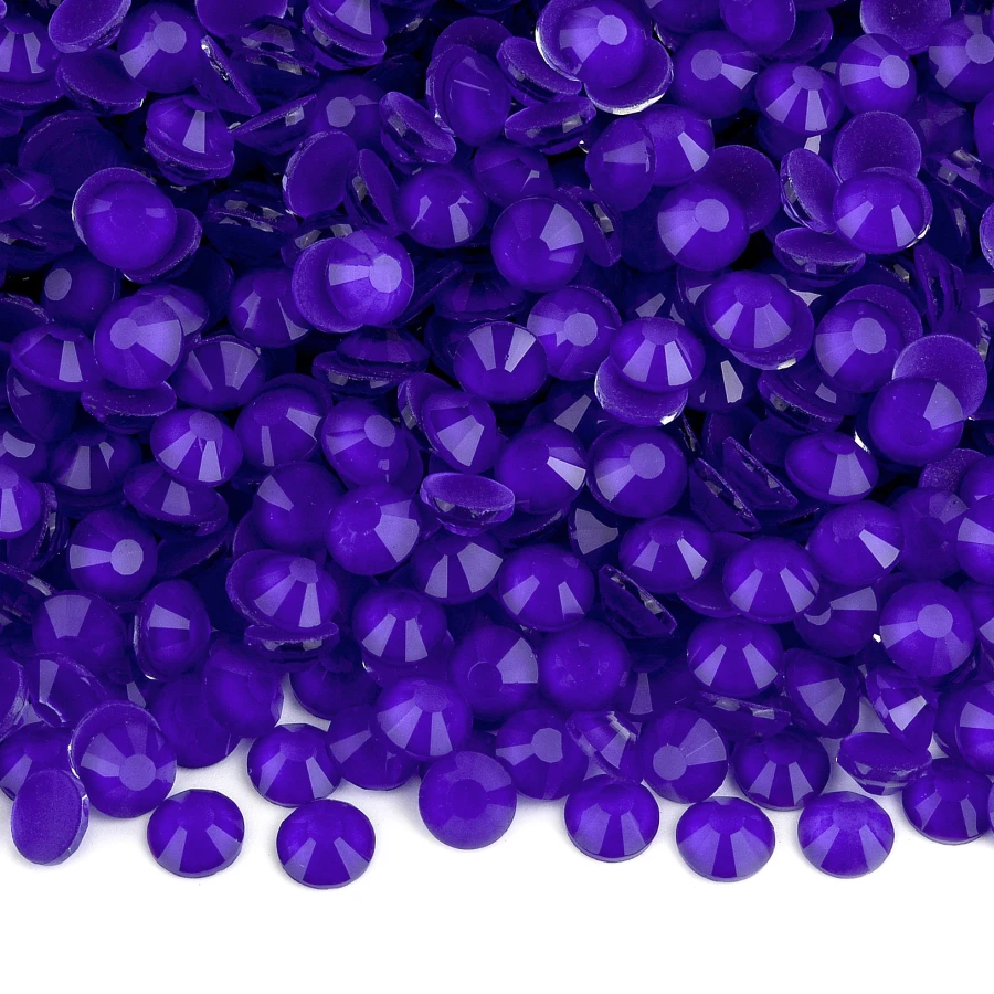 Glitter Neon Non-Hotfix Ultraviolet Glow Rhinestones for Nail Art Embellishments