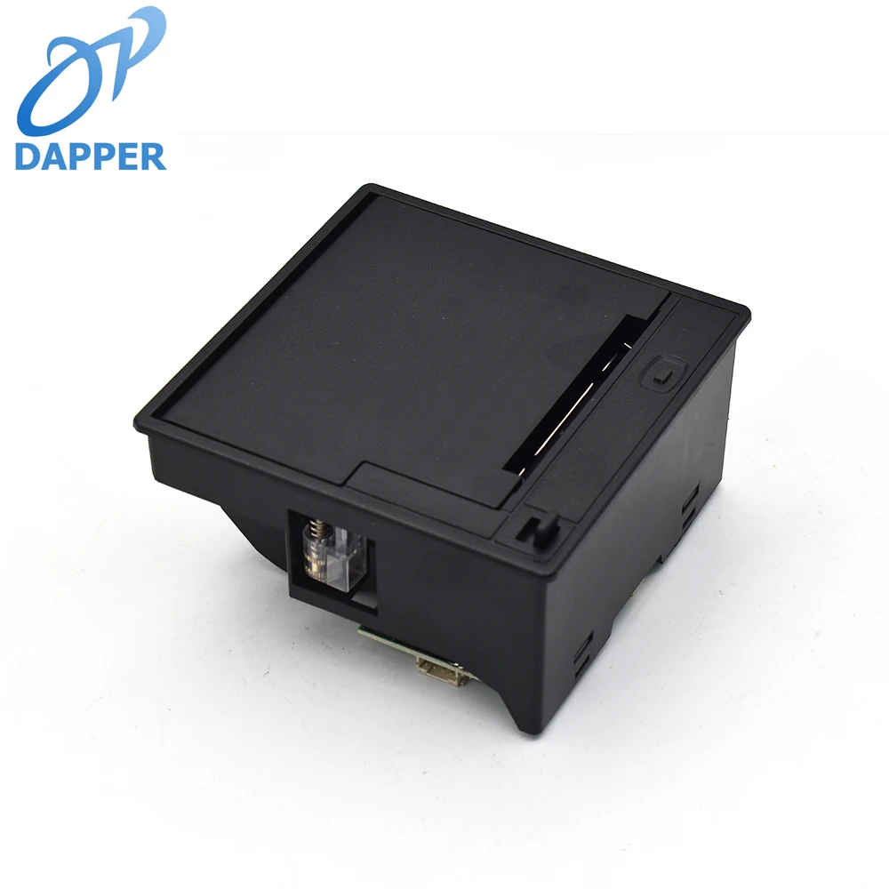 자동 절단기가 있는 58mm 열전사 내장 영수증 라벨 프린터 USB 인터페이스가 있는 흑백 패널 빌 인쇄기