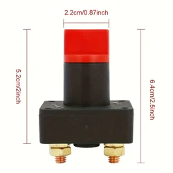 Automotive Battery Disconnect Switch for Enhanced Electrical Management (Red)
